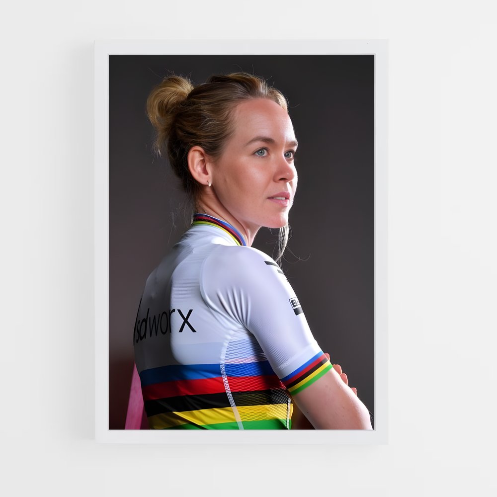 Poster Anna van breggen – affiche Cyclisme (vue 3)